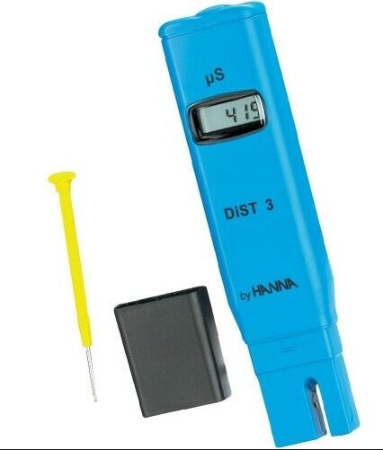 Hanna Instruments HI 98303  DiST 3 1999 µS/cm EC Tester with 1 µS/cm resolution
